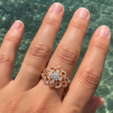 Bague Floréclat - Moissanite 1 Carat 💎