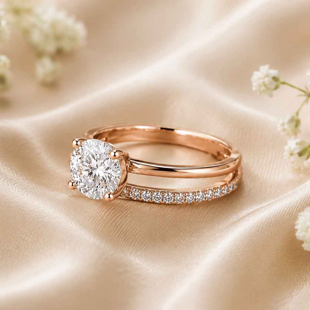 Bague loriele Lia Dualis - Diamant Moissanite💎