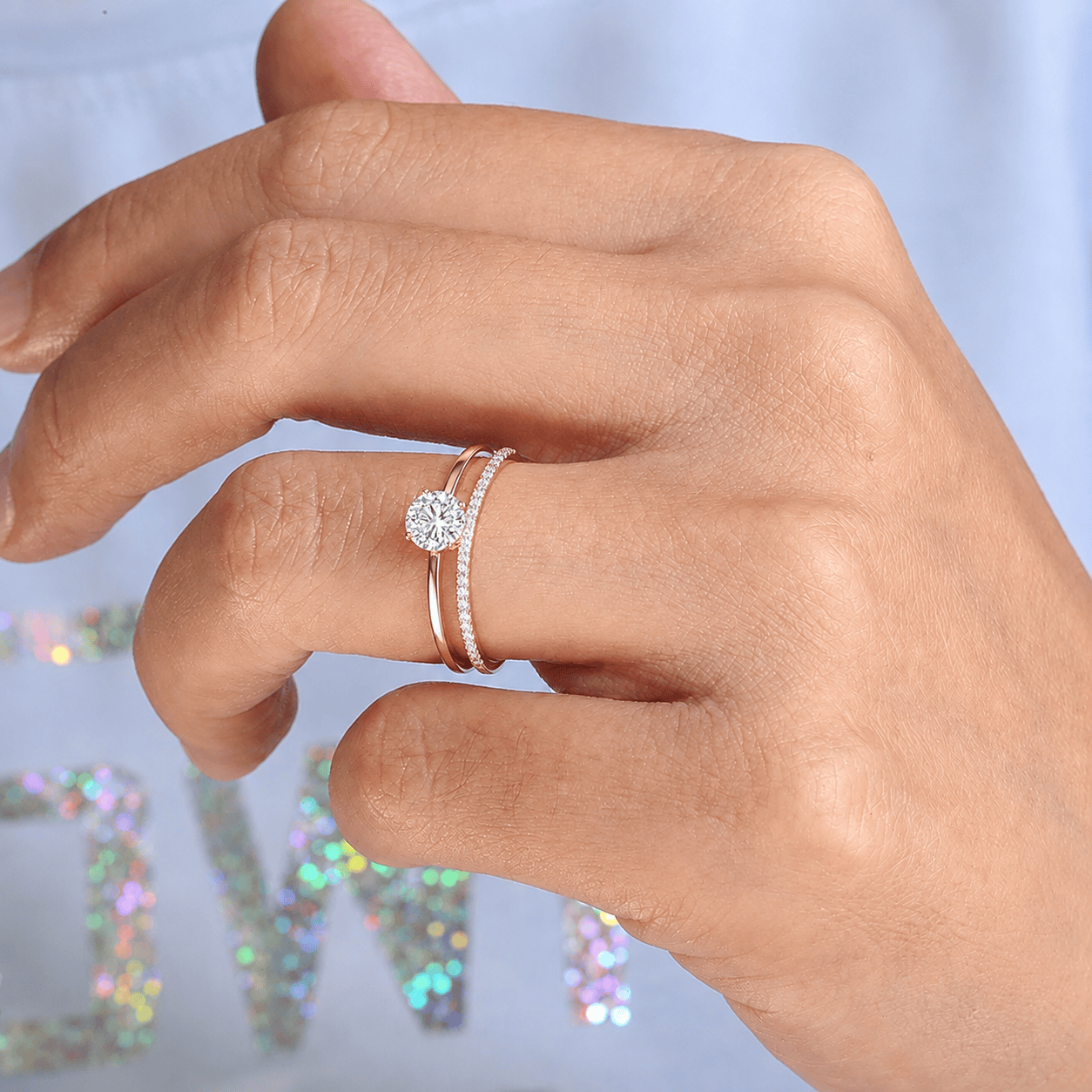 Bague loriele Lia Dualis - Diamant Moissanite💎