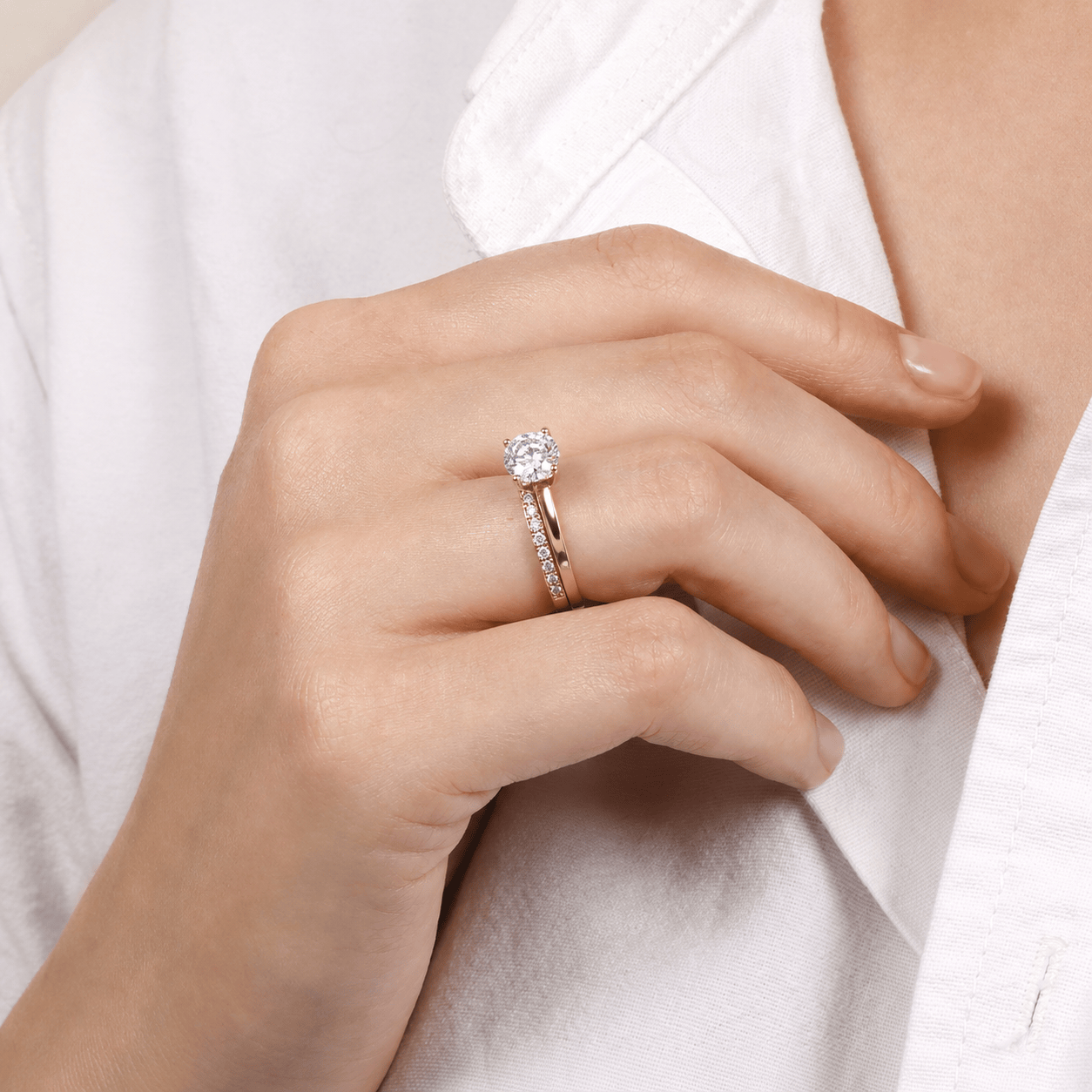 Bague loriele Lia Dualis - Diamant Moissanite💎