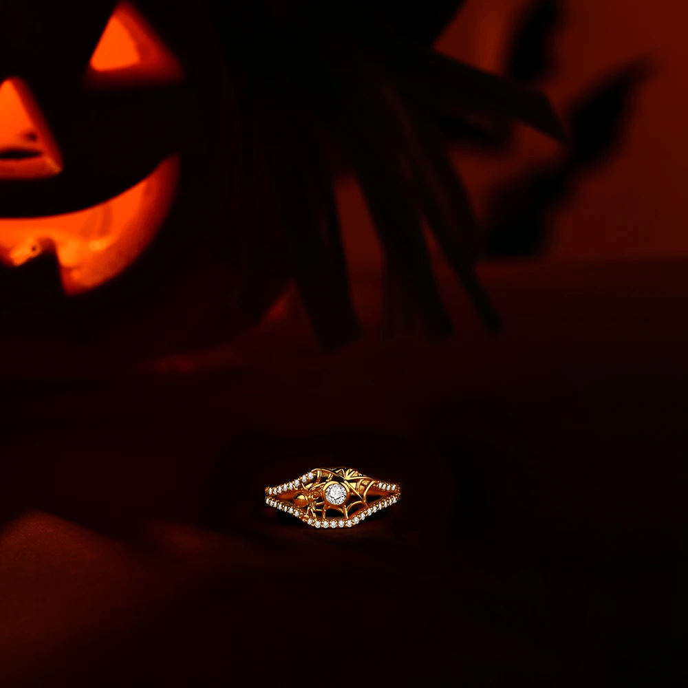 Bague LORIELE - La Tisseuse d’Or - Diamant Moissanite 1 Carat 💎