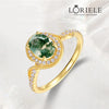 Bague Sceau de Maribelle Plaqué Or 18ct - Malachite naturelle ❇️