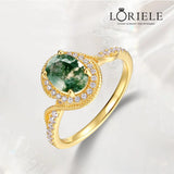 Bague Sceau de Maribelle Plaqué Or 18ct - Malachite naturelle ❇️