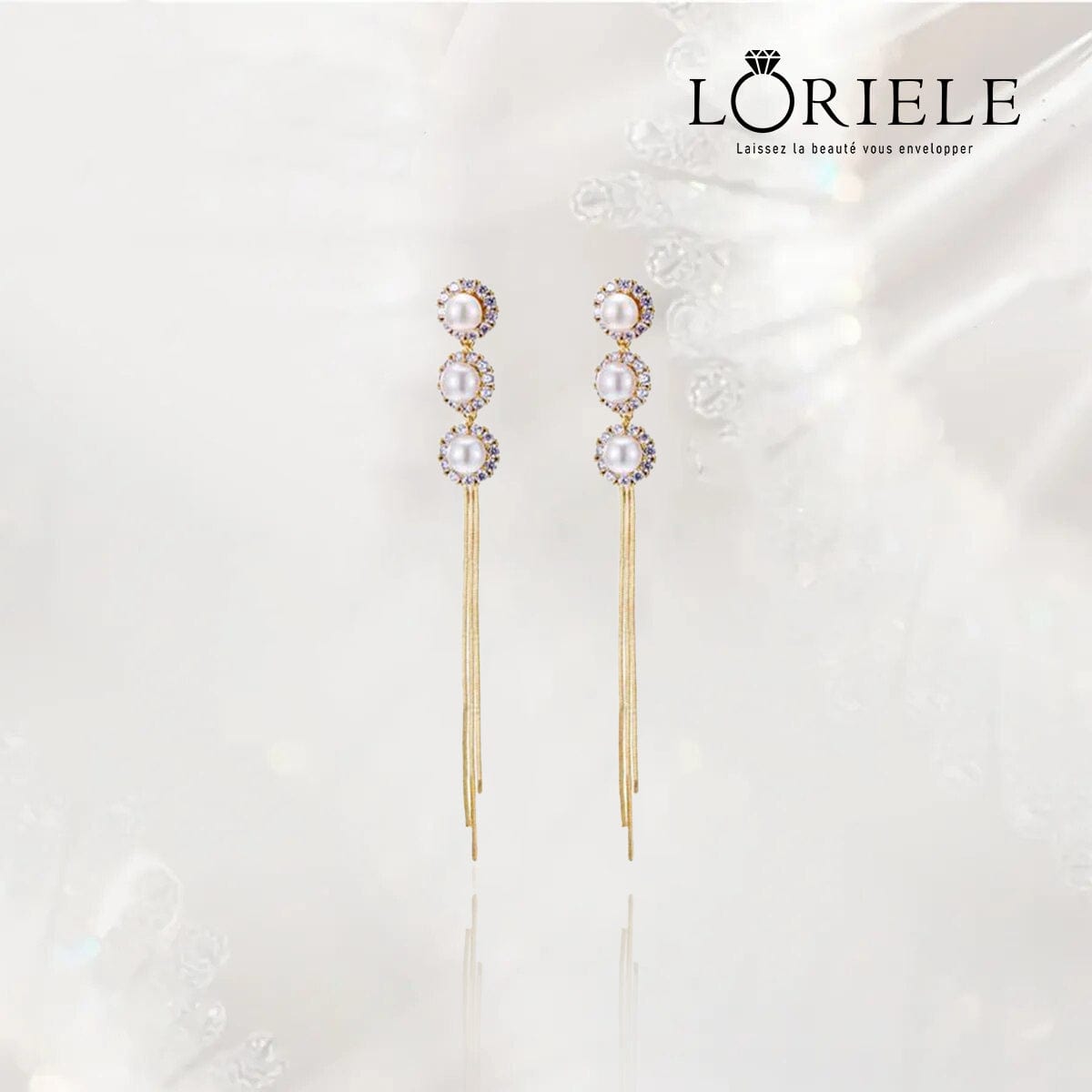 Boucles d'oreilles Perle Ă pompon đ«§