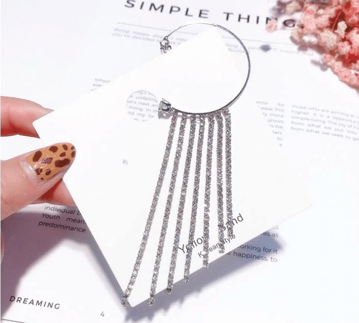 Clips d’oreilles a pompon ✨ - Zircone Cubique 💎 x2