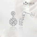 Boucles d'oreilles Duo Lilura - Diamant Moissanite💎