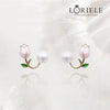 Boucles d'oreilles Fleur de Tulipe Plaqué Or 18 Carats - Loriele™