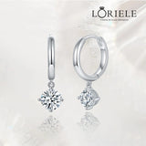 Boucles d'oreilles Larmes dâAurore - Diamant Moissanite 1 Carat đ
