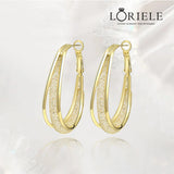 Boucles d'oreilles en maille tissée ✨ Plaqué Or 18 Carats