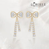 Boucles D'oreilles Nœud Papillon À La Française 🎀 Plaqué Or 18 Carats Loriele™