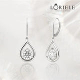 Boucles d'oreilles Goutte de Cristal - Diamant Moissanite 1 Carat 💎