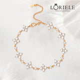 Bracelet Trèfle Cristal d'Etoile – Diamant Moissanite 1 Carat 💎