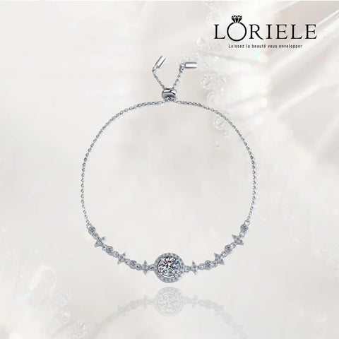 LORIELE - Bracelet Ajustable Thalia Lunestone Argent sterling 925 💎