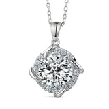 Collier Sérénade Scintillante en Argent Sterling 925 - Diamant Moissanite 1 Carat 💎