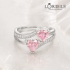 Bague Pink Love Promise 💞 - Diamant Moissanite 💎