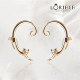 Clips d’oreilles Éclat Félin 🐱 - Zircone Cubique 💎 x2