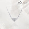 Collier Cœur Éclatant d'Argent 🖤 - Argent Sterling 925 Loriele™