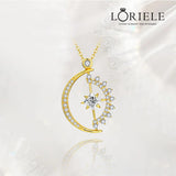 Collier Or Rayon d’Hélios 18ct - Diamant Moissanite 1 Carats💎Loriele™