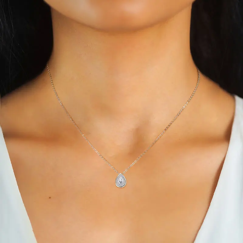Collier Goutte de claire d'âme - Diamant Moissanite💎