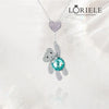 Pendentif Ourson Petit Bonheur 🧸 – Diamant Moissanite💎