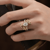 Bague Nymphes Lillian - Diamant Moissanite 💎🌿