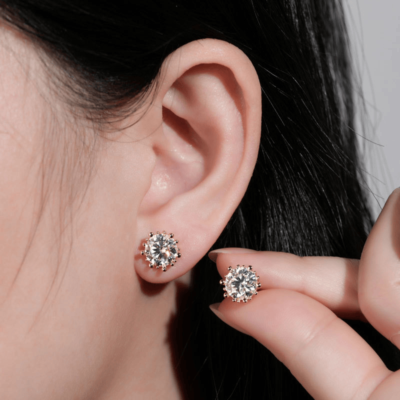 Boucles d'oreilles Aluna Perla - Diamant Moissanite💎