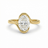 Bague Idylle Ovalis - Diamant Moissanite💎