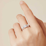 Bague Papillon de Cristal En Argent Sterling 925 - Diamant Moissanite 1 Carat 💎