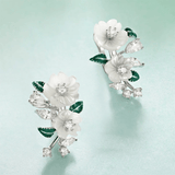 Boucles d'oreilles Loriele Éclat de Jasmin - Diamant Moissanite 💎