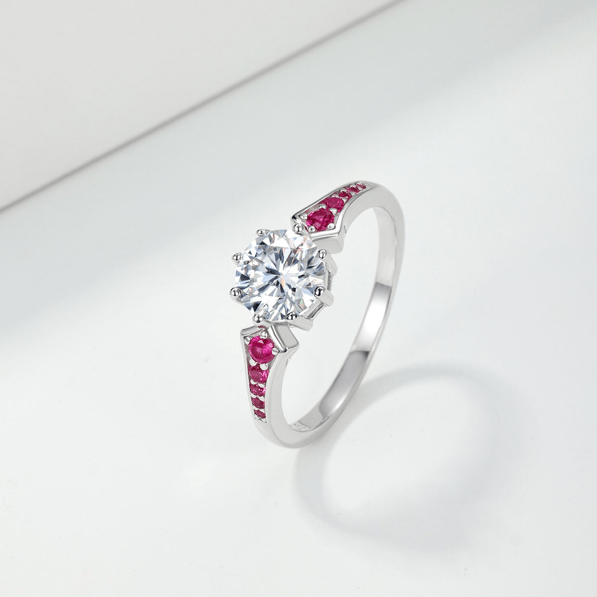 Bague Impératrice Pourpre - Diamant Moissanite💎
