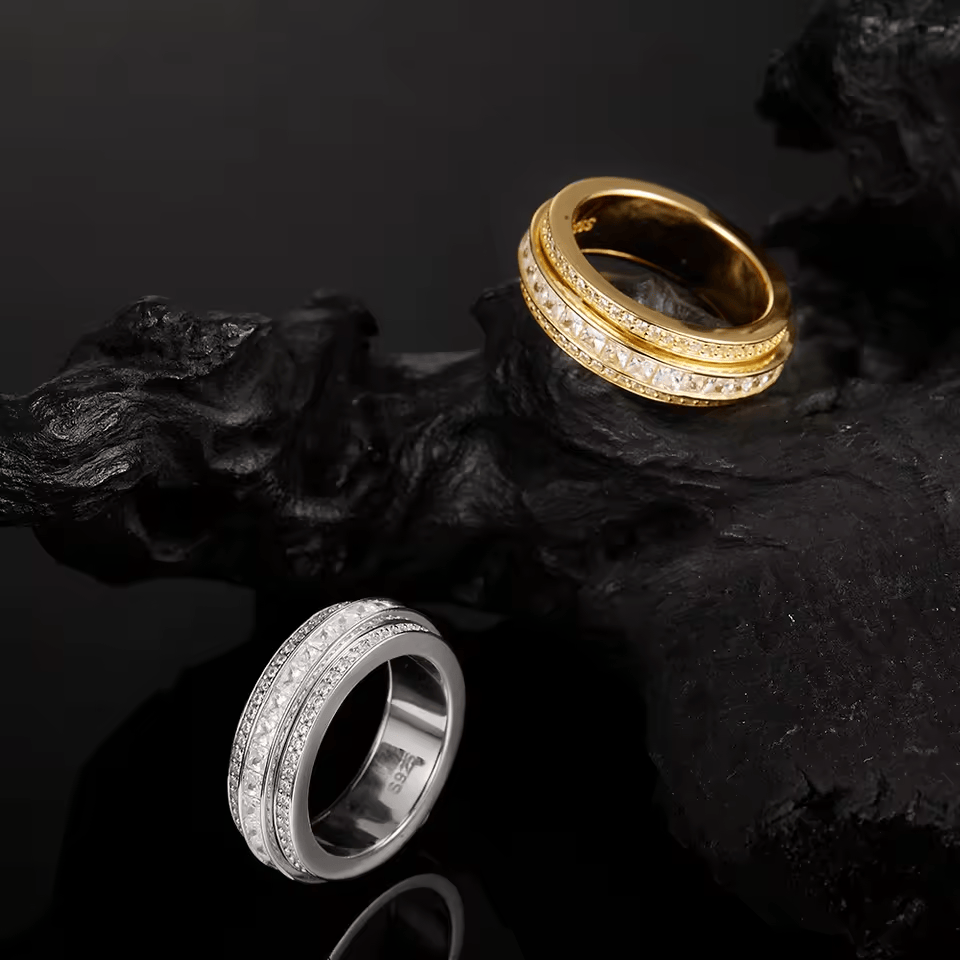 Bague Rivière Impérial - Diamant Moissanite💎
