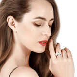 Bague Éclat de Jasmin - Diamant Moissanite 💎