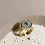 Bague Ajustable Emblème Étoilé - LORIELE