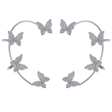 Clips dâoreilles Papillon Monarque đŠ - Zircone Cubique đ x2