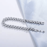 Bracelet Éclat de Désir Inaltérable en Argent sterling 925 - Diamant Moissanite 1 Carat 💎