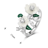 Bague Éclat de Jasmin - Diamant Moissanite 💎