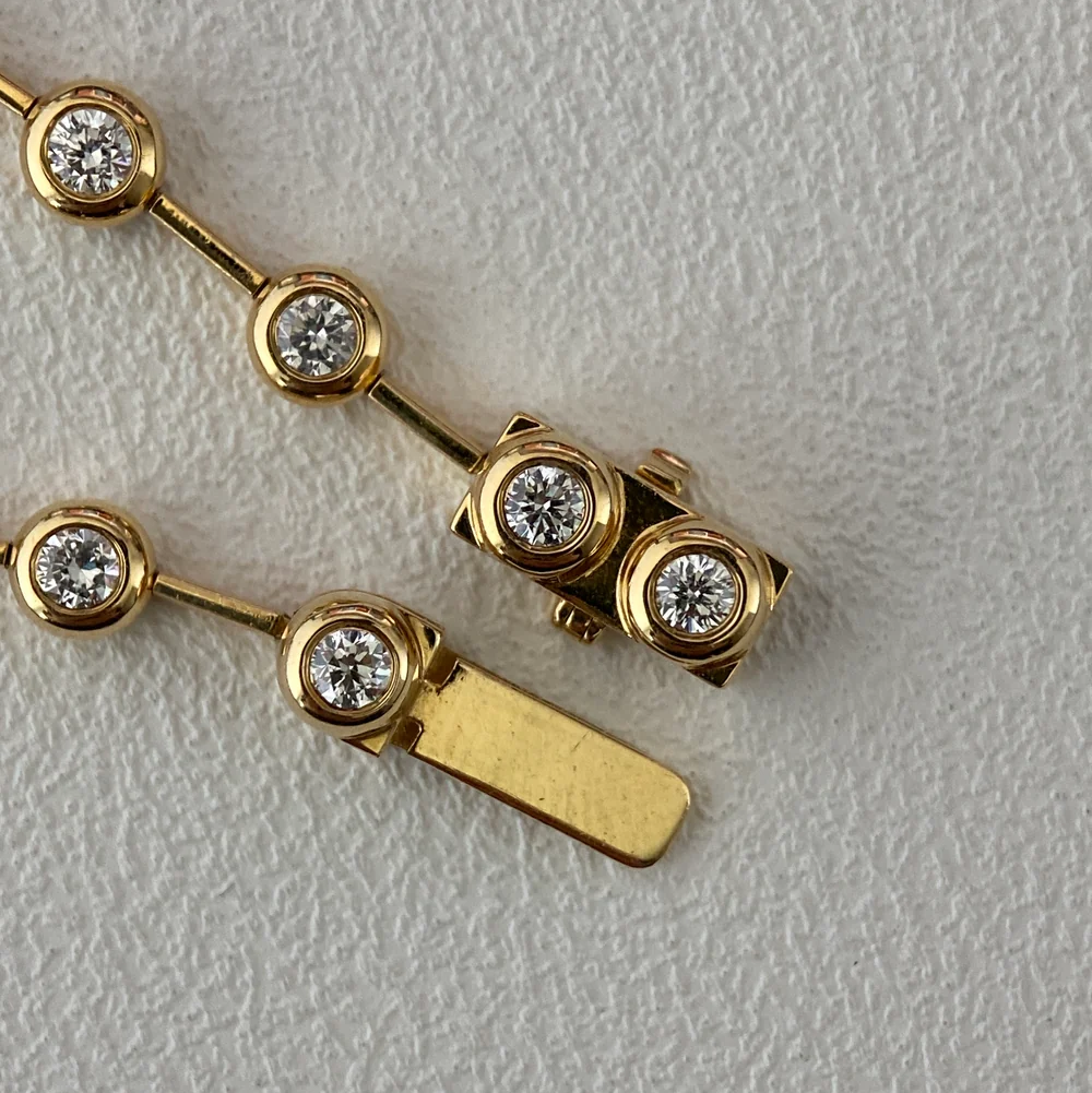 Bracelet Constellation CassiopĂ©e - Diamant Moissanite đ