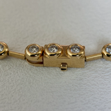 Bracelet Constellation CassiopĂ©e - Diamant Moissanite đ
