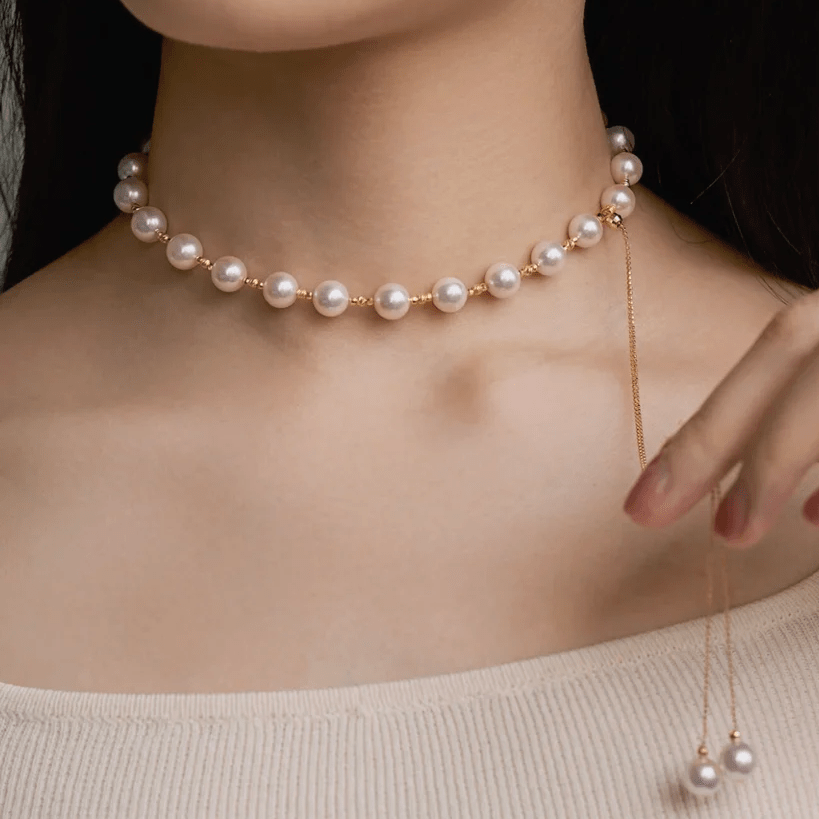 Collier Douce Perle Éthérée 🫧 - Or 14K Loriele™