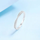 Bagues de promesse Adam et Eve en Argent Sterling 925 - Zircon pavé💎