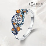 LORIELE - Bague Harmonie Astrale en Argent Sterling 925 - Diamant Moissanite 1 Carat 💎