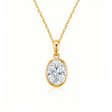 Collier Ovale Apolline - Diamant Moissanite💎