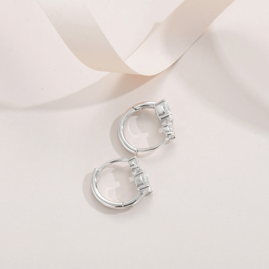 Boucles d'oreilles Gemme Jumelle - Diamant Moissanite 1 Carat 💎