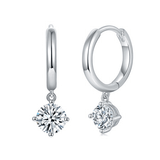 Boucles d'oreilles Larmes dâAurore - Diamant Moissanite 1 Carat đ