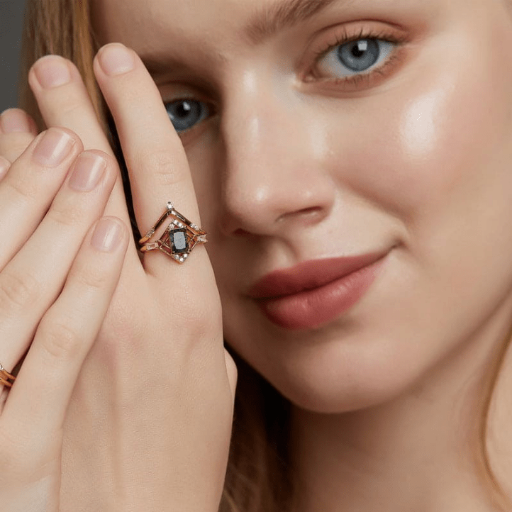 Bague Reliquaire d’Éloïse Plaqué Or 18ct - Malachite naturelle ❇️