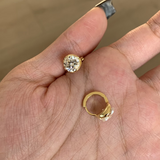 Boucles d’oreilles Curved Cléophée - Diamant Moissanite💎