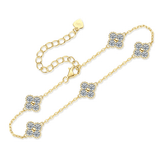 Bracelet Clover 🍀- Diamant Moissanite 1 Carats💎Loriele™