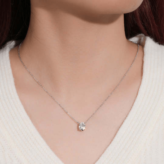 Collier Étoile d'Astraea en Argent Sterling 925 - Diamant Moissanite 1 Carat 💎