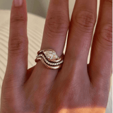 Ensemble de bagues Éclat Harmonia - Diamant Moissanite 1 Carat 💎