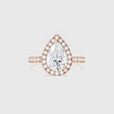 Bague Goutte de Lune - Diamant Moissanite💎